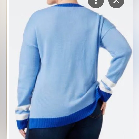 Hooked Up Brand Hanukkah Dreidel Sweater-L - Picture 3 of 16